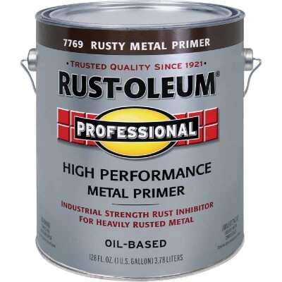 Rust-Oleum Professional High Performance Rusty Metal Primer, Red/Brown, 1 Gal.